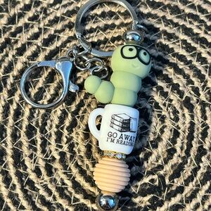 Book Worm 🐛 Keychain
